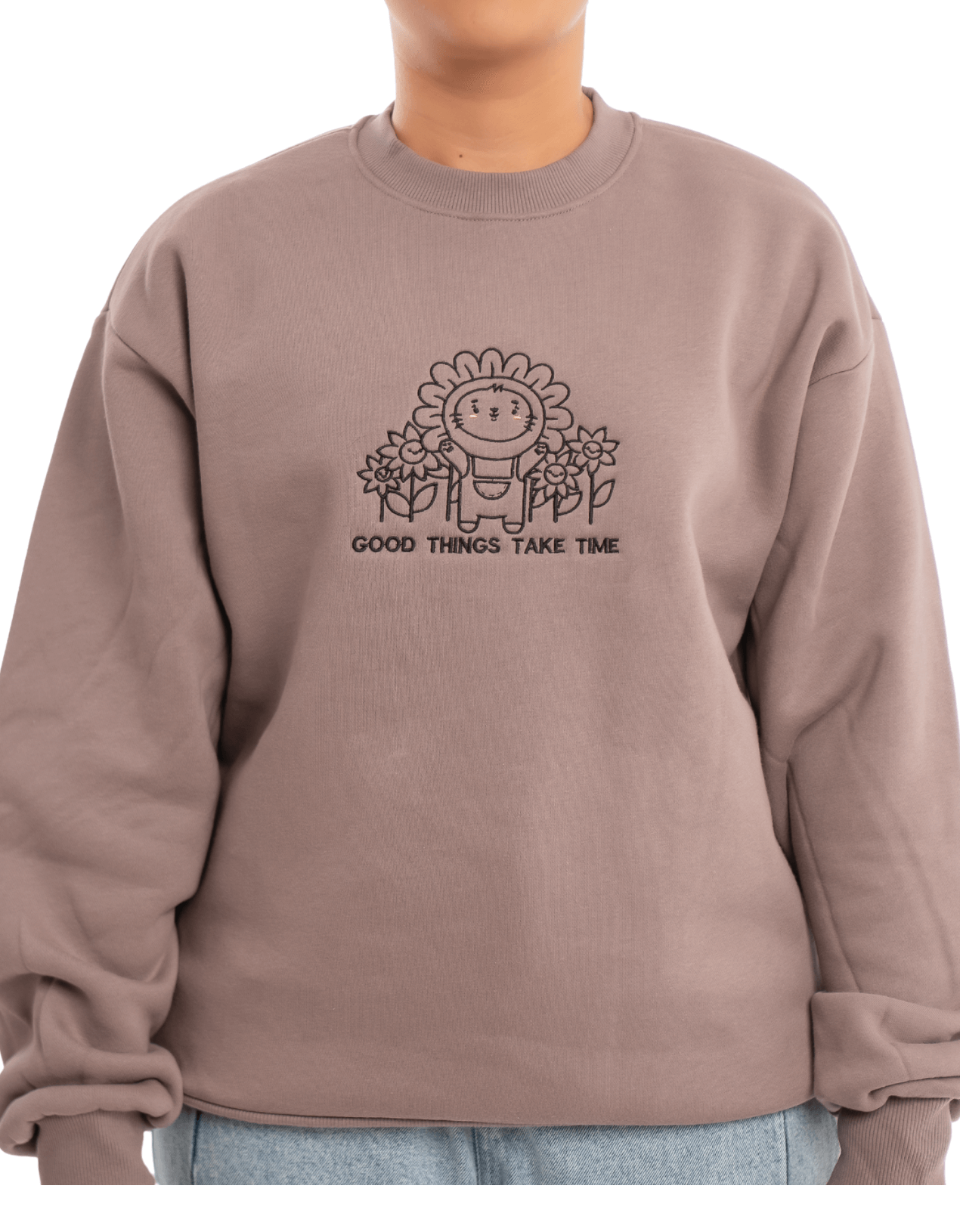 Good Things Take Time - Embroidered Tee & Custom Sweatshirt