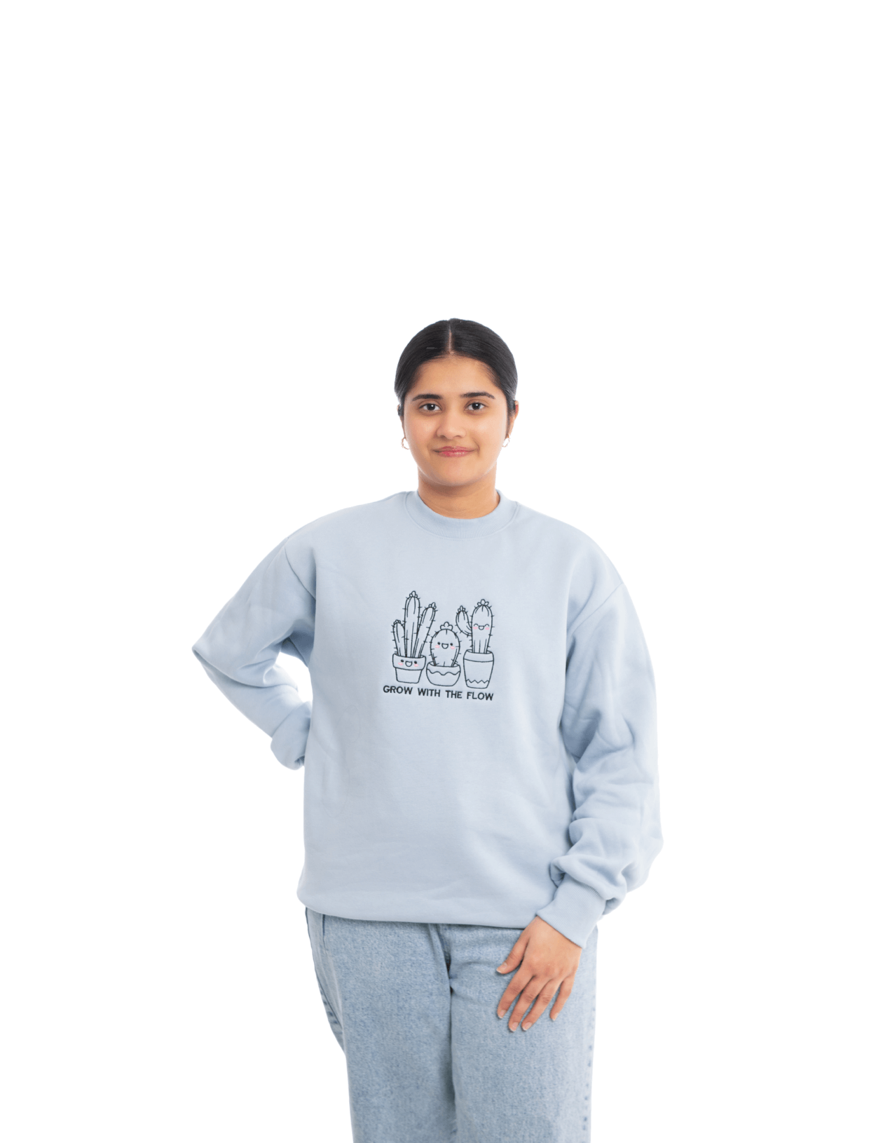 Grow with the Flow - Embroidered Tee & Custom Sweatshirt